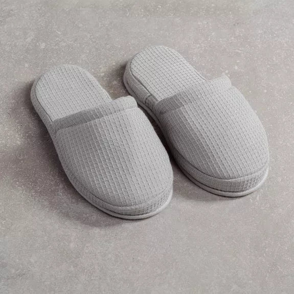 Anthra Grey Waffle Slippers